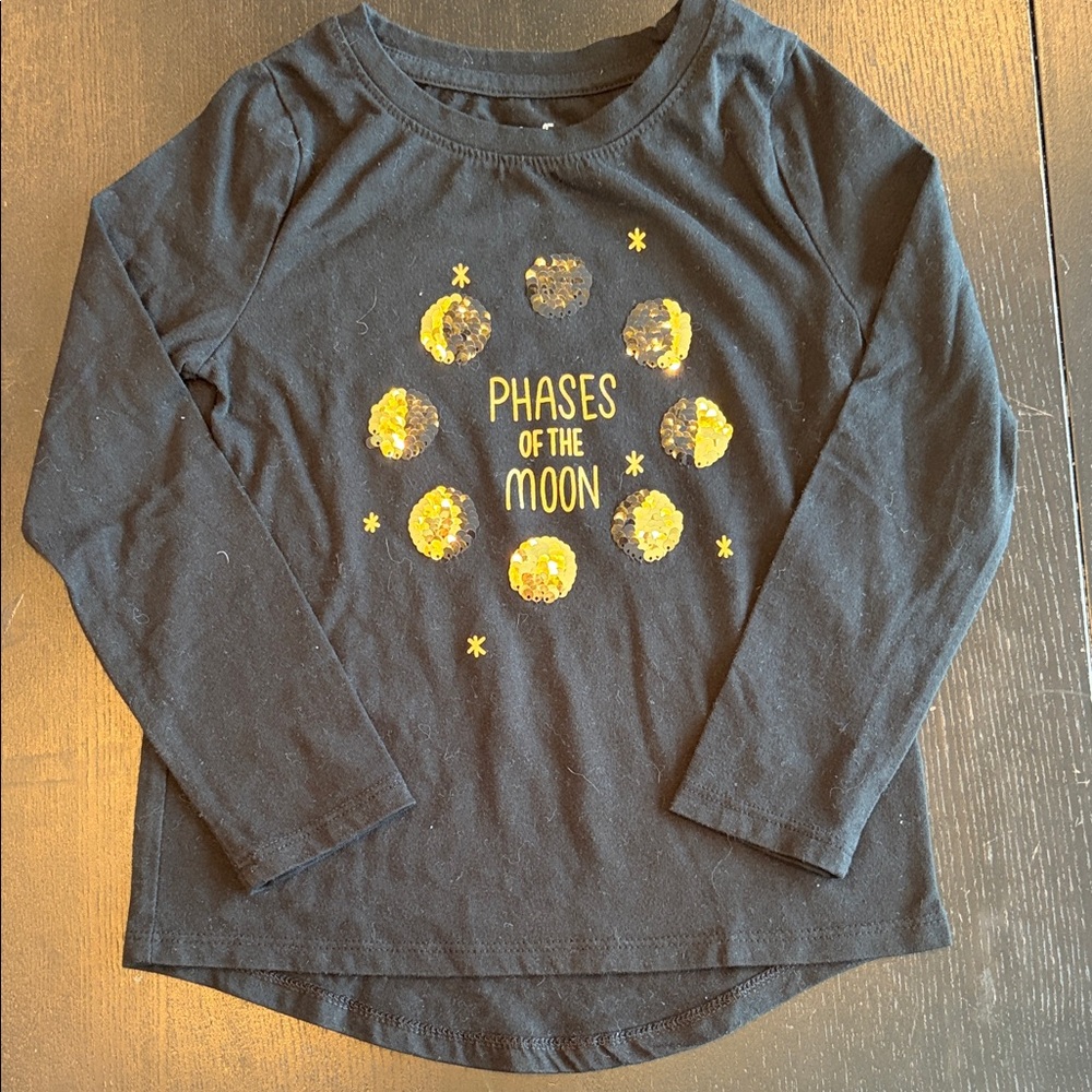 Cat & Jack Phases of the Moon T-Shirt Size XS (4/5)